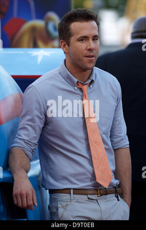 Barcellona, Spagna. Giugno 25, 2013. Ryan Reynolds assiste 'turbo' Presentazione mondiale al CCIB su Giugno 25, 2013 a Barcellona Credito: ZUMA Press, Inc./Alamy Live News Foto Stock