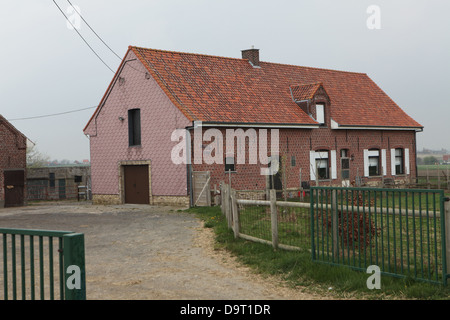 Agriturismo Gallipoli, una principale caposaldo tedesco durante la terza battaglia di Ypres (Passchendaele) nel 1917 durante la Grande Guerra Foto Stock