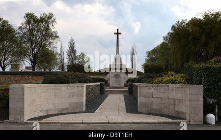 Messines Ridge (Nuova Zelanda) Memorial in Belgio elenca 827 ufficiali e uomini del N Z forza expeditionary con noto alcun grave Foto Stock