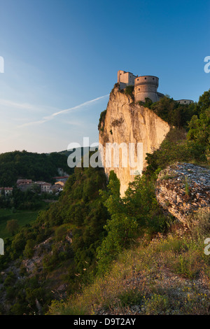 San Leo, Provincia di Rimini, Emilia Romagna, Italia Foto Stock