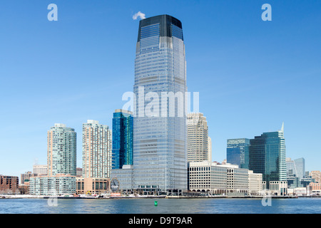 30 Hudson Street, noto anche come Goldman Sachs Tower in Jersey City, New Jersey Foto Stock