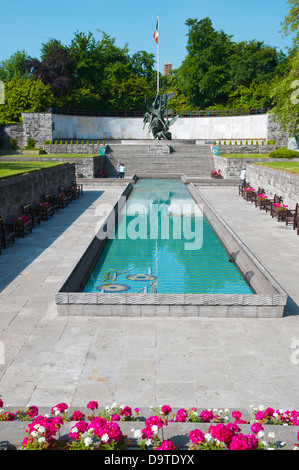 Giardino della Rimembranza memorial (1966) Parnell Square centrale di Dublino Irlanda Europa Foto Stock