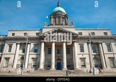 In stile georgiano Custom House (1791) Dublino Irlanda Europa Foto Stock