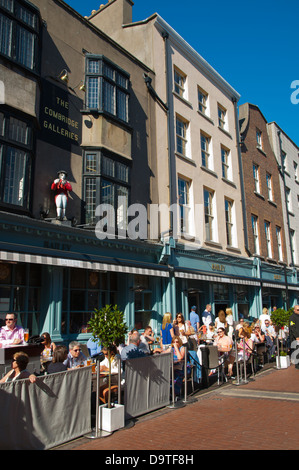 Ristorante Le Terrazze lungo Duke Street central Dublino Irlanda Europa Foto Stock