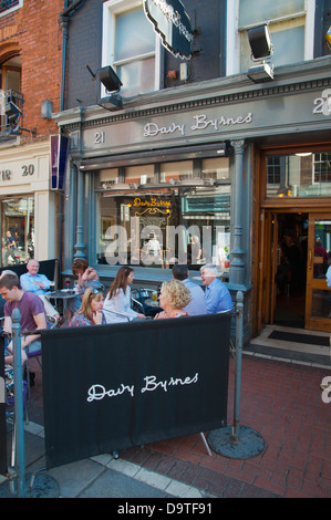 Davy Byrne's Bar pub ristorante esteriore Duke Street central Dublino Irlanda Europa Foto Stock