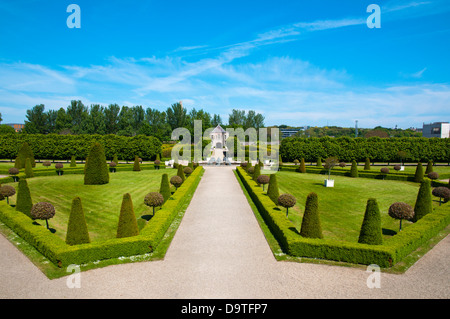 Xvii secolo Kilmainham Ospedale giardini formali Dublino Irlanda Europa Foto Stock