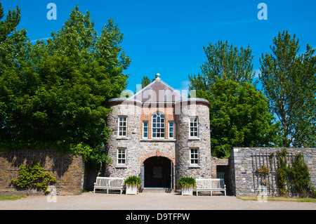 Xvii secolo Kilmainham Ospedale giardini formali Dublino Irlanda Europa Foto Stock