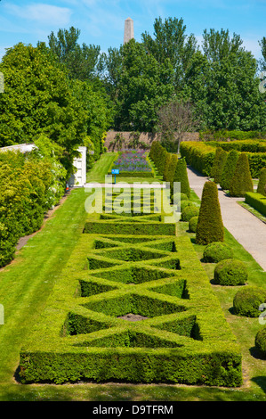 Xvii secolo Kilmainham Ospedale giardini formali Dublino Irlanda Europa Foto Stock