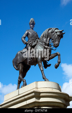 Statua del marchese Linlithgow prima generale Govenor Royal Botanic Gardens Melbourne Victoria Australia Foto Stock