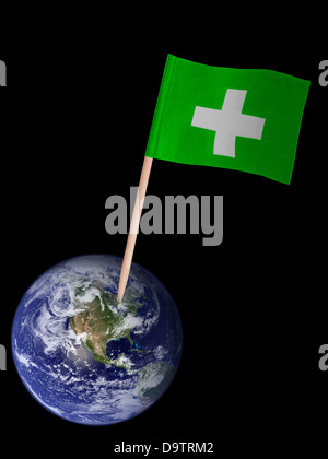 Mondo - Aiuti di prima necessità. Gli elementi di questa immagine fornita dalla NASA Foto Stock