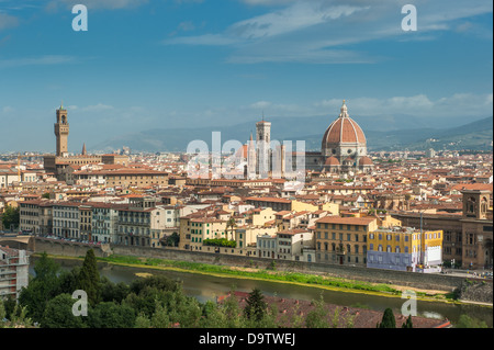 Panorama di Firenze, Italia Foto Stock