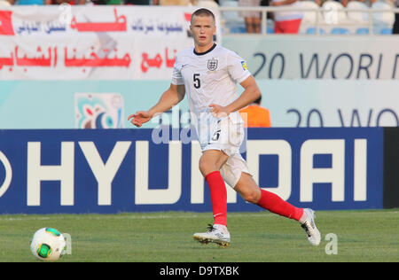 Antalya, Turchia. Il 26 giugno 2013. FIFA U-20 WORLD CUP TURCHIA 2013 AKDENIZ University Stadium, Antalya, Turchia. Il 26 giugno 2013. La figura mostra l'INGHILTERRA U20 No.5 Eric DIER nella partita contro il Cile come parte della FIFA U-20 World Cup Turchia 2013 torneo stasera. Credito: Jeff Gilbert/Alamy Live News Foto Stock