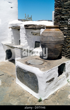 Tradizionale casa greco su Sifnos Island, Grecia Foto Stock