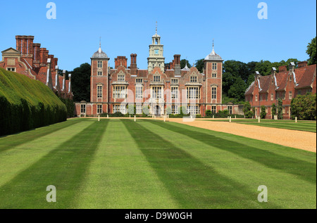 Blickling Hall, Norfolk, Inghilterra UK, xvii secolo residenza giacobino, inglese maestosa casa case Foto Stock