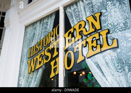 Lo storico Hotel Occidentale, Ouray, Colorado, STATI UNITI D'AMERICA Foto Stock