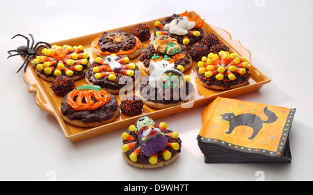 I cookie di Halloween Foto Stock