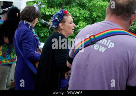 Ukulele Festival di Gran Bretagna Foto Stock