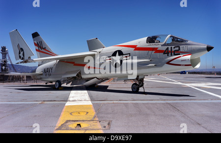 USS Hornet F-8 Crusader Turismo portaerei Foto Stock