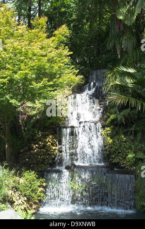 Dh parco Pukekura di New Plymouth NUOVA ZELANDA Parkland cascata Foto Stock