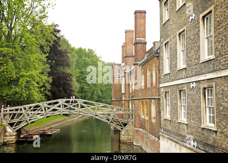 Il ponte di matematica a Cambridge. Foto Stock