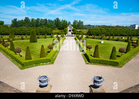 Xvii secolo Kilmainham Ospedale giardini formali Dublino Irlanda Europa Foto Stock