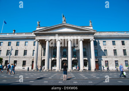 L'Ufficio Generale delle Poste (1818) O'Connell street central Dublino Irlanda Europa Foto Stock