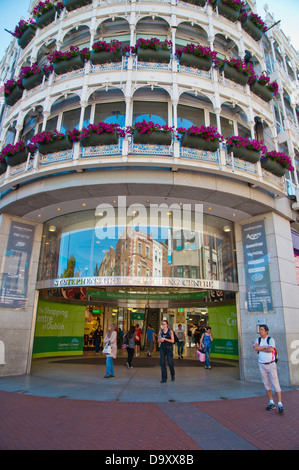 St Stephen's Green Shopping Center esterno centrale di Dublino Irlanda Europa Foto Stock