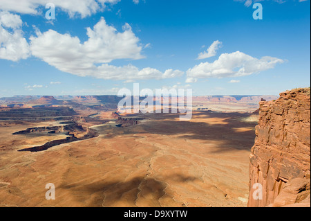 Green River si affacciano sul Parco Nazionale di Canyonlands, Utah, Stati Uniti d'America. Foto Stock