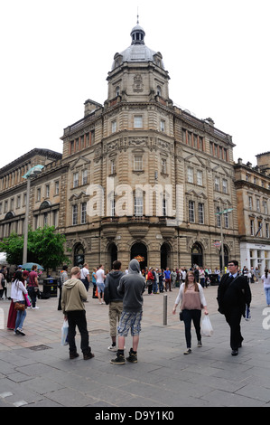 Il ristorante TGI Friday's, Tontine House, all'angolo di Buchanan Street, Glasgow, Scotland, Regno Unito Foto Stock