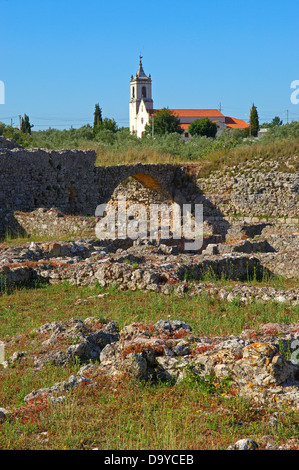 Le rovine romane, Conimbriga, Coimbra, regione di Beiras regione, Portogallo Foto Stock