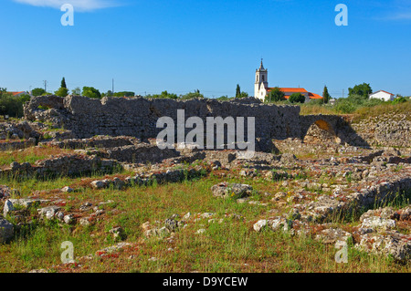 Le rovine romane, Conimbriga, Coimbra, regione di Beiras regione, Portogallo Foto Stock