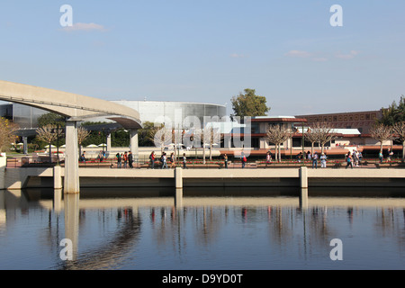 Vista generale di Epcot Center, Disney World Resort Orlando, Florida. Per solo uso editoriale. Foto Stock