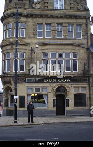 Dun Cow pub, una casa pubblica a Sunderland. Foto Stock