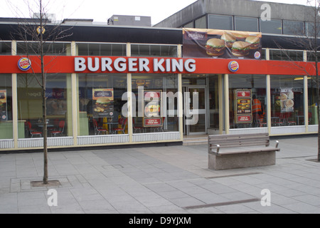 Burger King fast food, Sunderland,tyne and wear,l'Inghilterra,uk Foto Stock