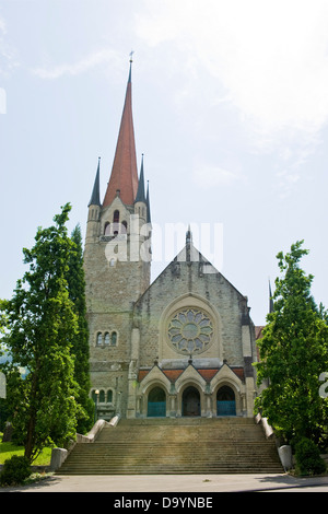 Svizzera Canton Zugo, Zugo, La chiesa di San Michele Foto Stock