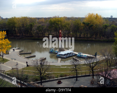 Le forche porto storico in Winnipeg, Manitoba 02 Foto Stock