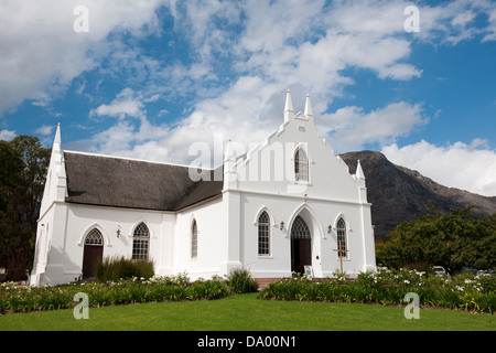 Chiesa olandese riformata, Franschhoek, Sud Africa Foto Stock