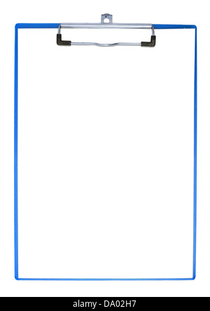 Appunti isolato con tracciato di ritaglio Foto Stock