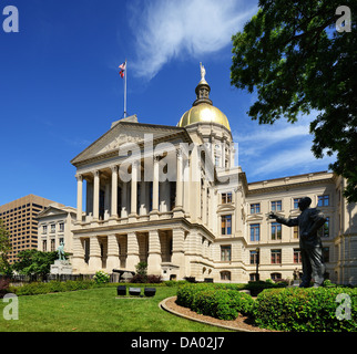 Georgia State Capitol Building in Atlanta, Georgia, Stati Uniti d'America. Foto Stock