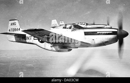 186Th Fighter Squadron - nord americano F-51D-25-NA Mustang 44-72844 Foto Stock