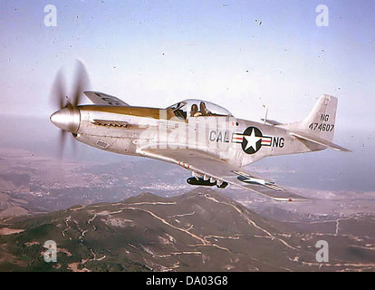 194Th Fighter Squadron - nord americano F-51D-30-NA Mustang 44-74607 Foto Stock