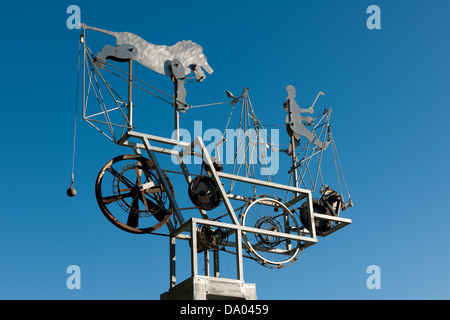 Arte fuori la South African National Gallery, la società del giardino, Cape Town, Sud Africa Foto Stock