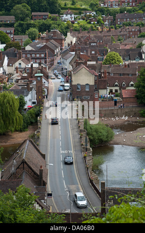 Ponte sul fiume Severn a Bridgnorth Shropshire Foto Stock