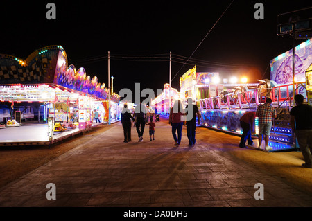 Festival celebrazioni in San Juan, della fiera per la festa di San Giovanni Battista la maggior parte festa popolare in Andalusia Foto Stock
