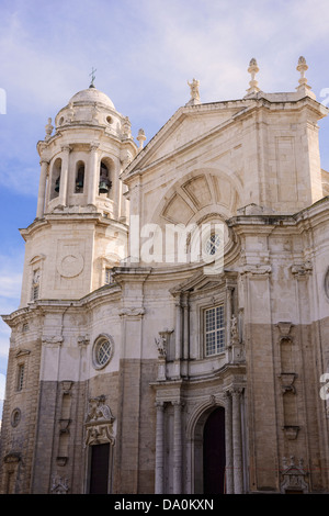 Cadice facciata della cattedrale Andalusia Spagna Foto Stock