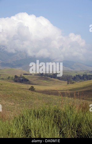 La Scenic Eastern Highlands vicino a Goroka intervallo da circa 2.000 a circa tremila metri, Papua Nuova Guinea. Foto Stock