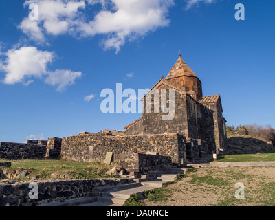 Sevanavank complesso monastico sulla penisola Kghazi in Armenia. Foto Stock