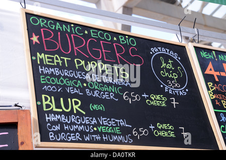 Barcellona - 23 Maggio: gastronomia presso Heineken Primavera Sound 2013 Festival il 23 maggio 2013 a Barcellona, Spagna. Foto Stock