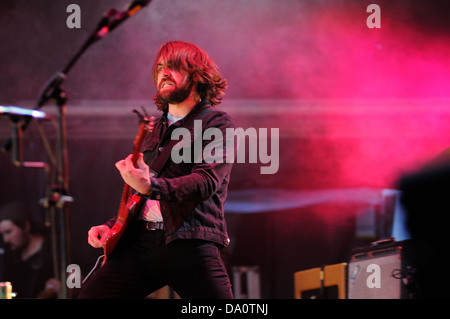 Barcellona - 22 Maggio: i vaccini prestazioni di banda presso Heineken Primavera Sound Festival 2013, Ray-Ban stadio. Foto Stock