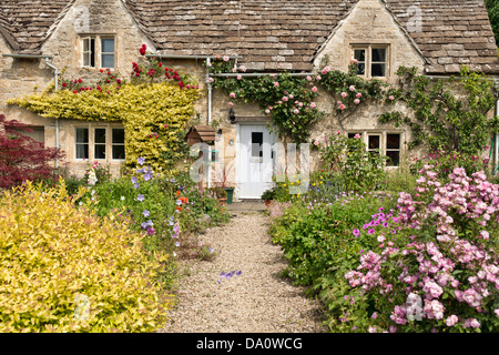Un grazioso cottage & Garden a Bibury, Gloucestershire, Regno Unito Foto Stock
